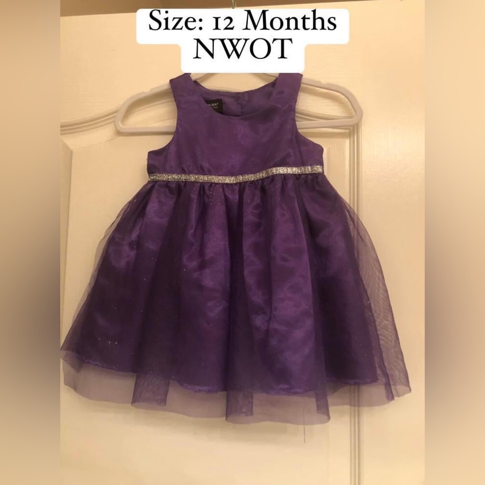 Holiday Editions Purple Dress